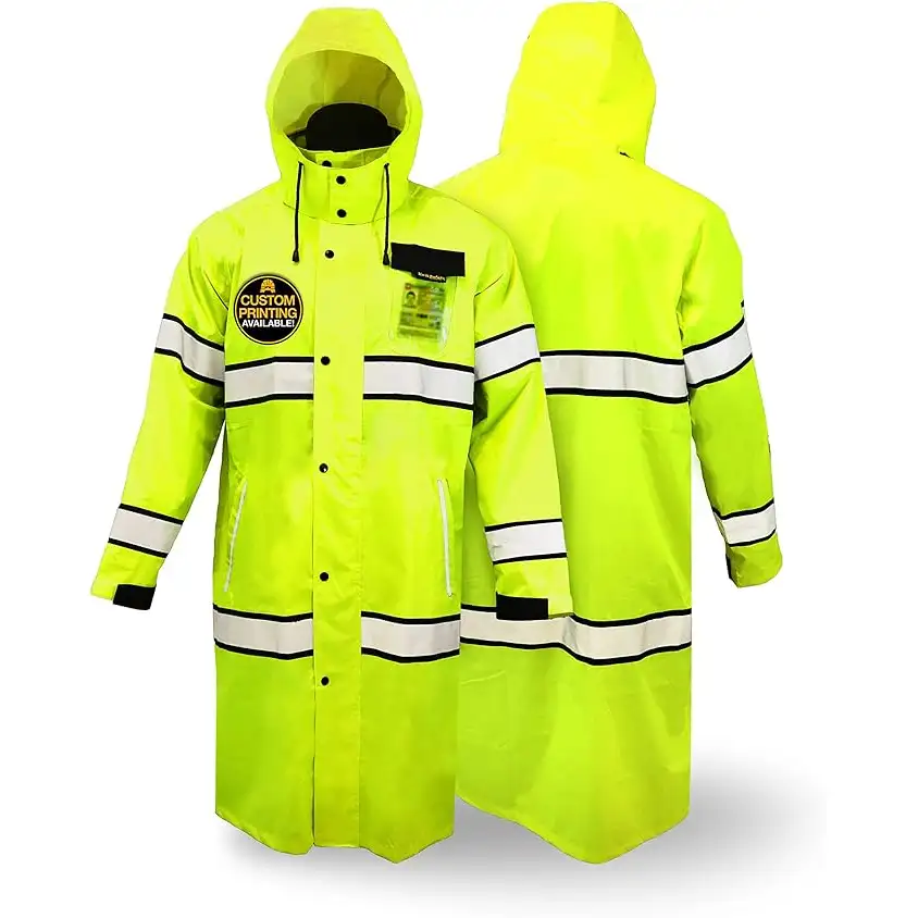 KwikSafety - Charlotte, NC - TORRENT High Vis Rain Jacket - 1